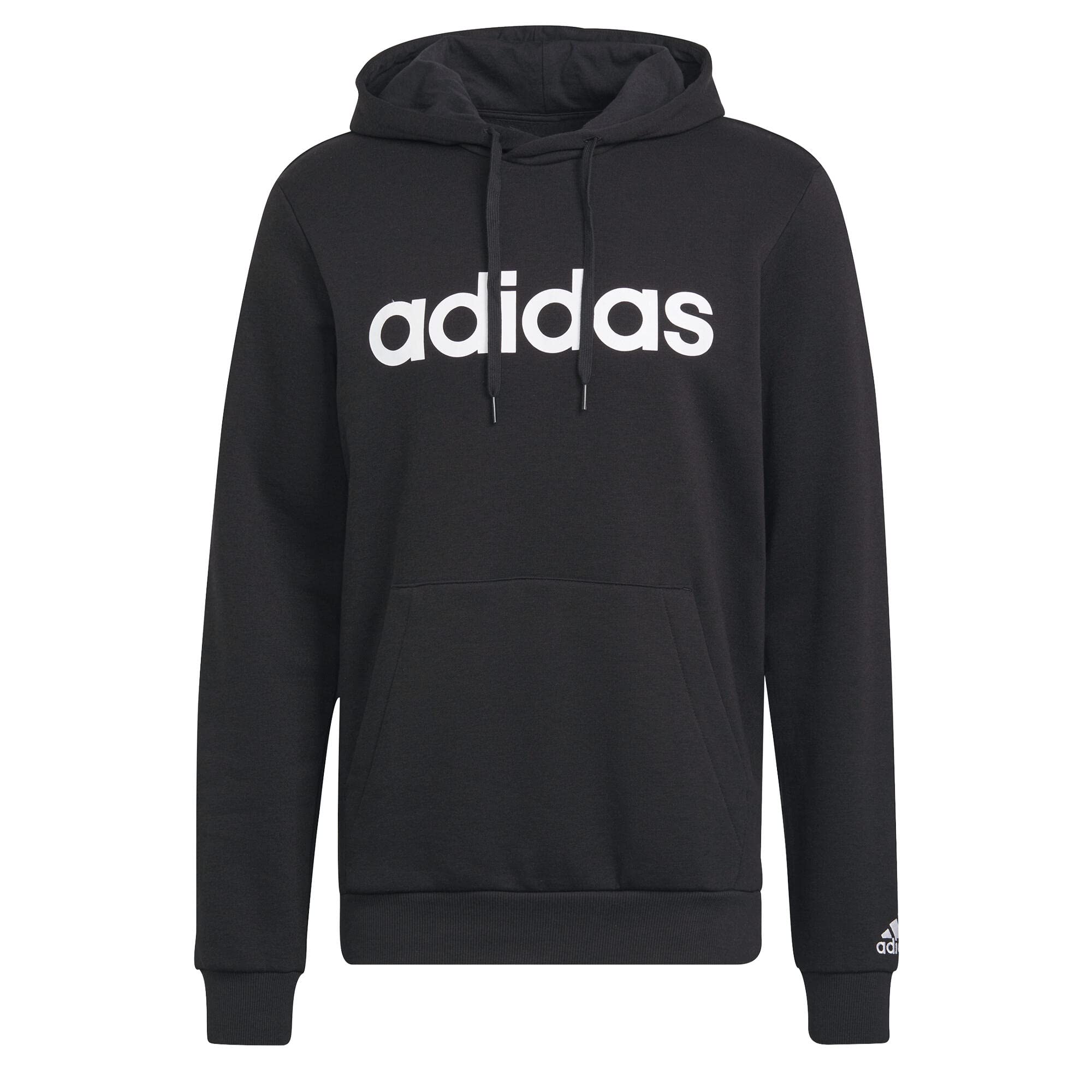 Adidas GK9057 M LIN FL HD Sweat black/white S