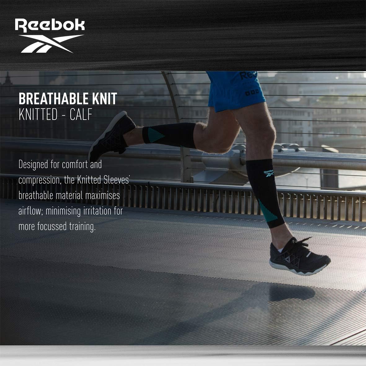 Reebok Knitted Compression Calf Sleeve 