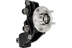 Torchbeam Steering Knuckle & Wheel Bearing Hub Assembly, 1PC Front Right Passenger Side Replacement for 2012-2018 Focus Replaces BR935006LK