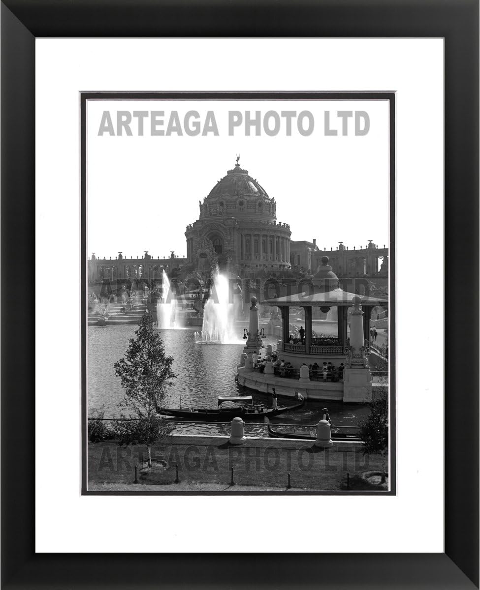 Arteaga Photos 1904 World's Fair in St. Louis 24"x28" Framed Double Matted Print