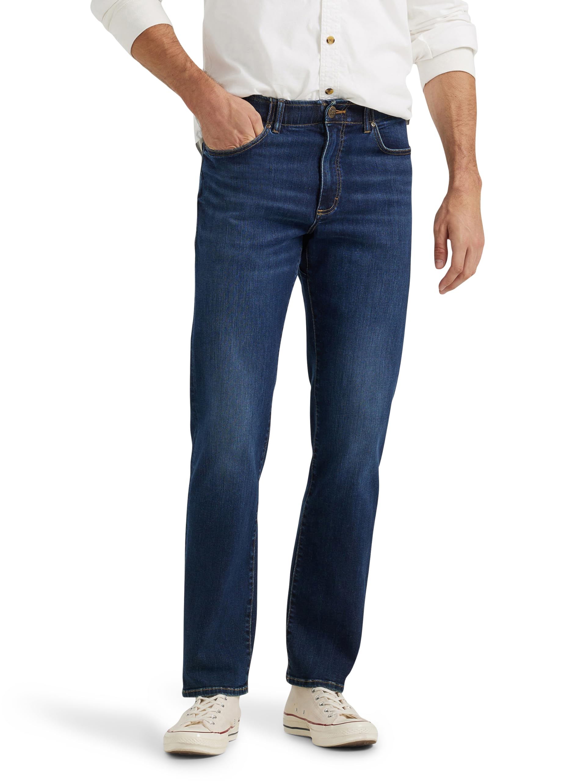 Lee Men's Extreme Motion Regular Straight Jean Oleo