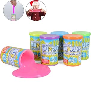 Amazon.com: NuoPeng Slime Putty Toy 6pcs Multi Pack Kit, 3.5 OZ/Bottle, Super Soft \u0026 Squishy Toy for Party Favor, Stress Relief, Easter Egg Stuffers Non-Toxic: Toys \u0026 Games