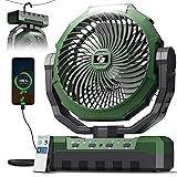 FRIZCOL 3-in-1 Camping Fan - Portable Fans