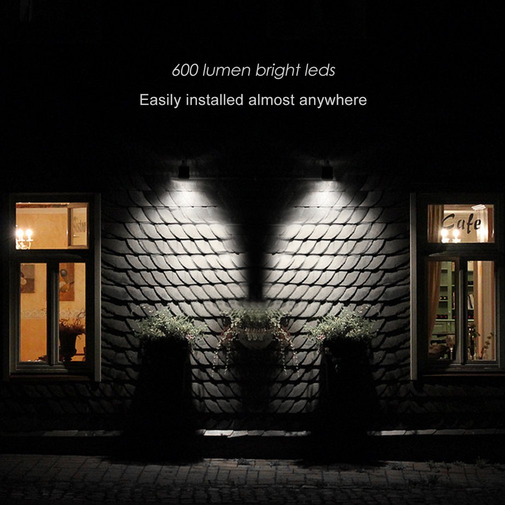 patios porches garajes de LESHP Luces de seguridad LED exteriores con