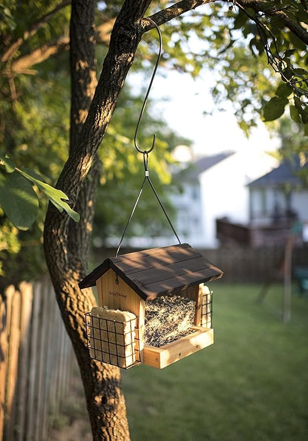 Esylife 30cm Bird Feeder Tree Hooks Planter Hanger Strong