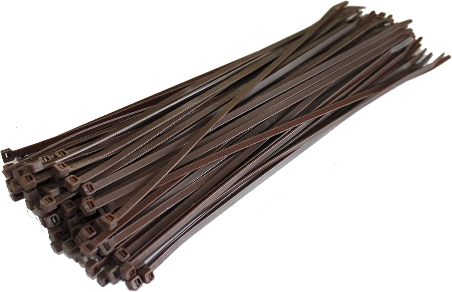 All Trade Direct 200 X Brown Cable Ties 140Mm X 3.6Mm Zip Tie Bases All Sizes Stocked