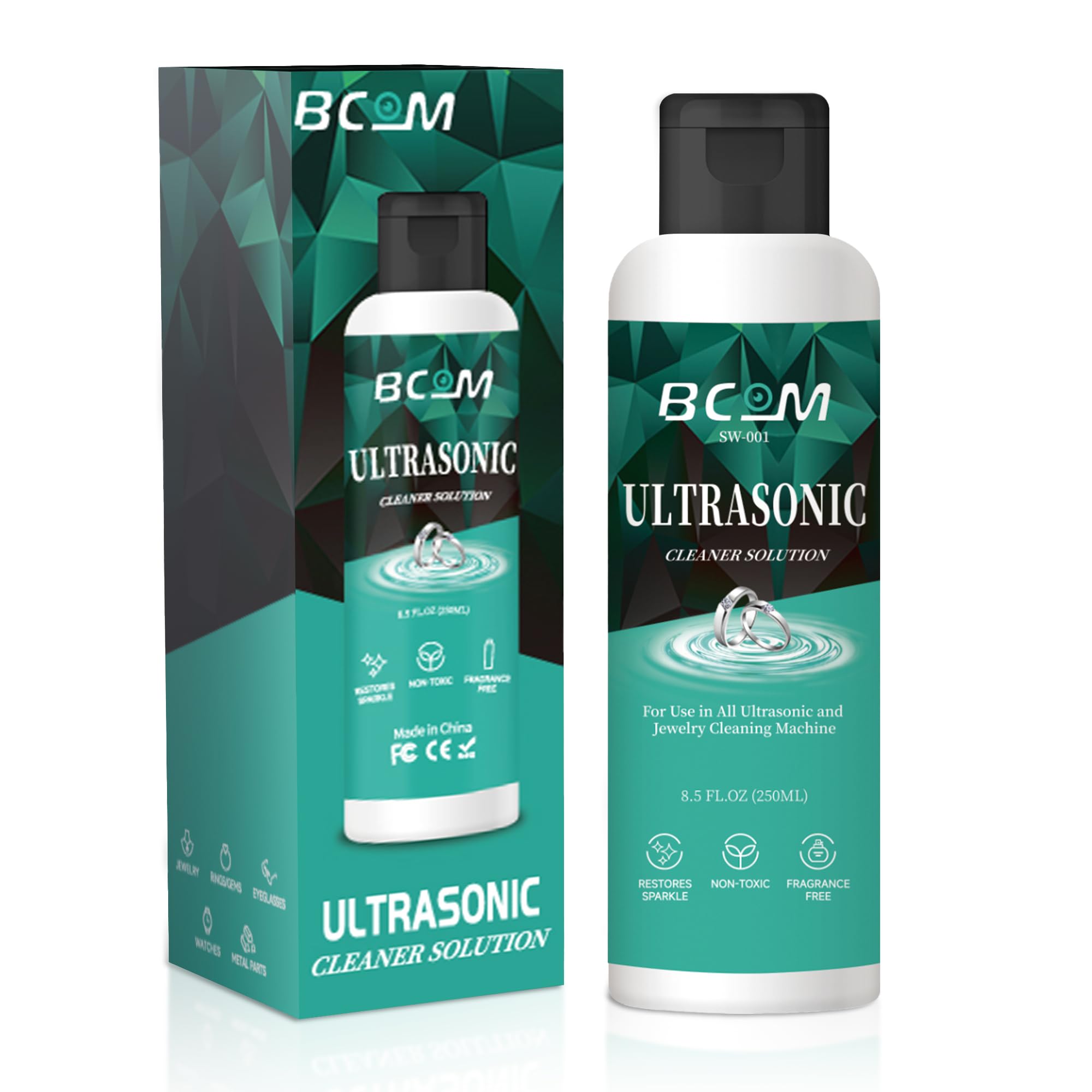 Ultrasonic Jewelry Cleaning Solution, Great for Use