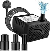 BARST 250L/H Submersible Pump 3.6W Quiet AC 220V with 4 Suction Cups