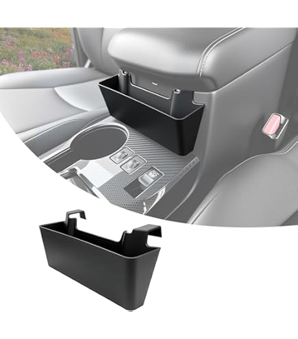Organizer Per Vano Portaoggetti JDMCAR In ABS Nero, Compatibile Con Toyota 4Runner (2010-2024) E Lexus GX 460 (2010-2023) - 2