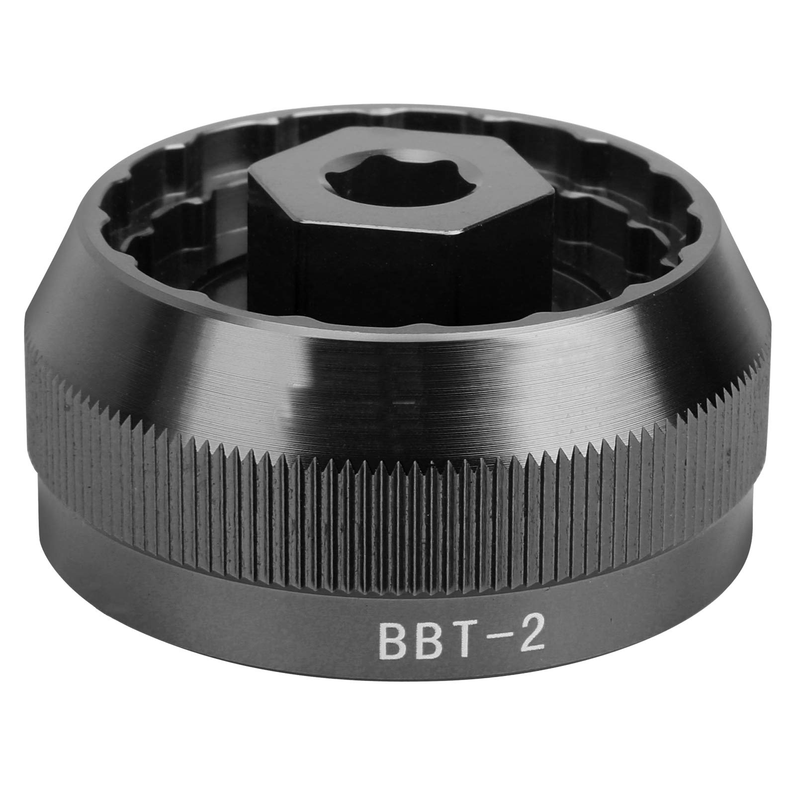 Alomejor Bike Bottom Bracket Cup Tool 5 in 1 Multifunction Bottom Bracket Cup for BB91/BB109/BB30SH/PF30SH/BB86-30/BB30-30/BBR60/MT800(black)