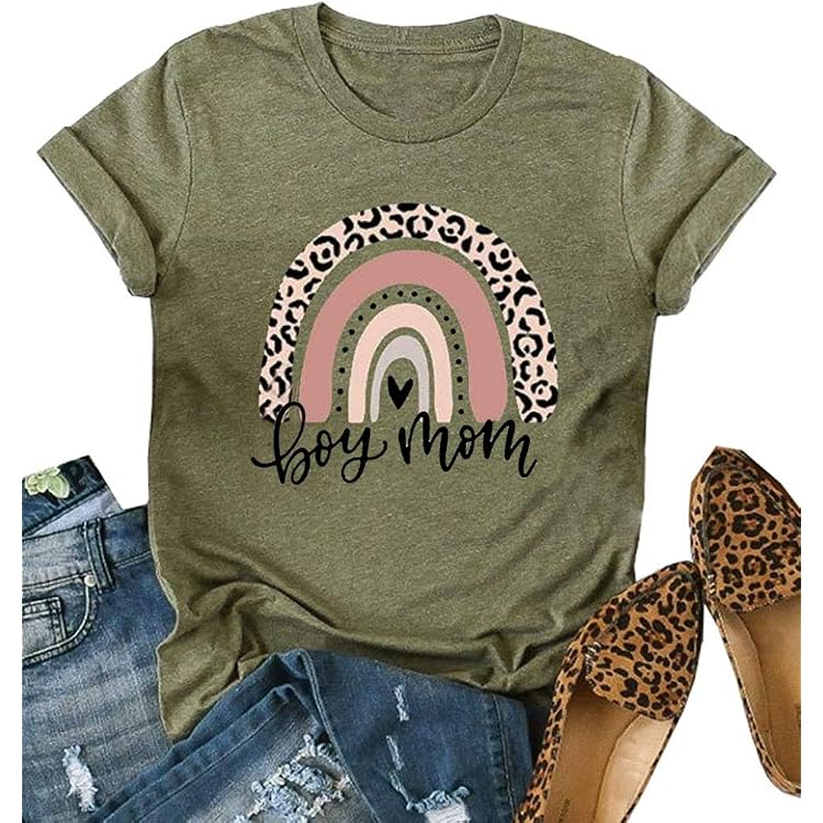 "In My Boy Mom Era" Funny Graphic T-Shirt - Cute Mama Tee Gift For Women