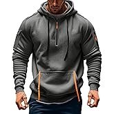 whox Tactical Hoodies For Men Quater Zip Up Pullover Sweatshirt Casual Workout Mens Hoodies with Pockets