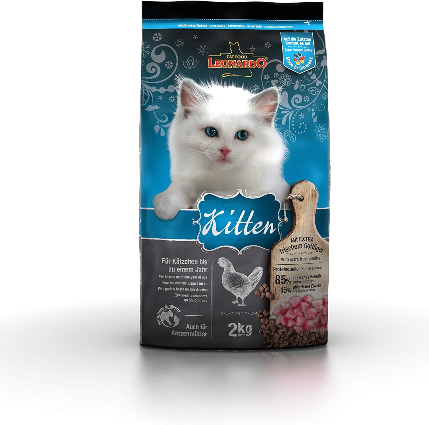 leonardo kitten food