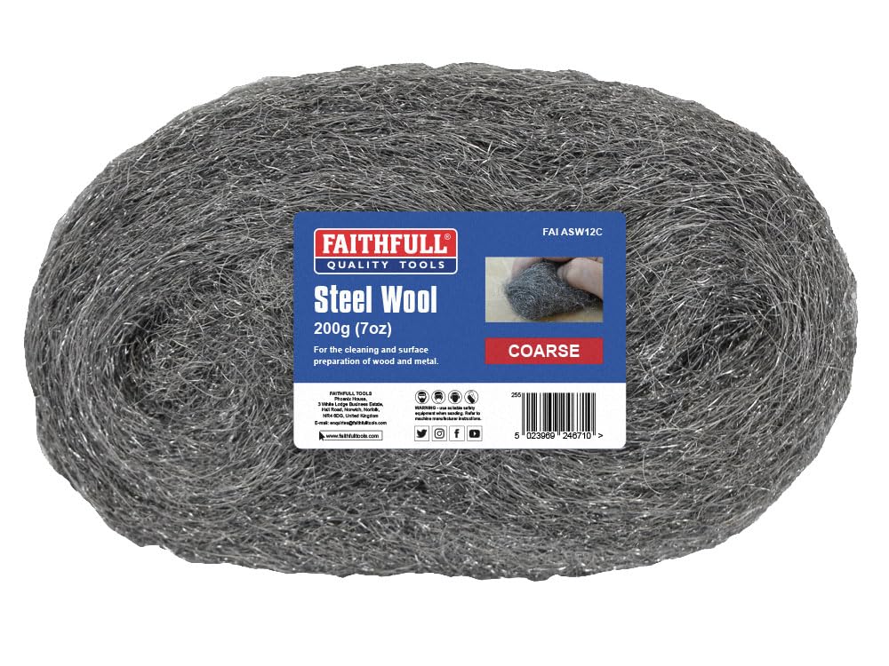 Faithfull Steel Wire Wool 450g Grit: COARSE