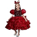 DreamHigh Girls Sequined Flower Party Ball Dress