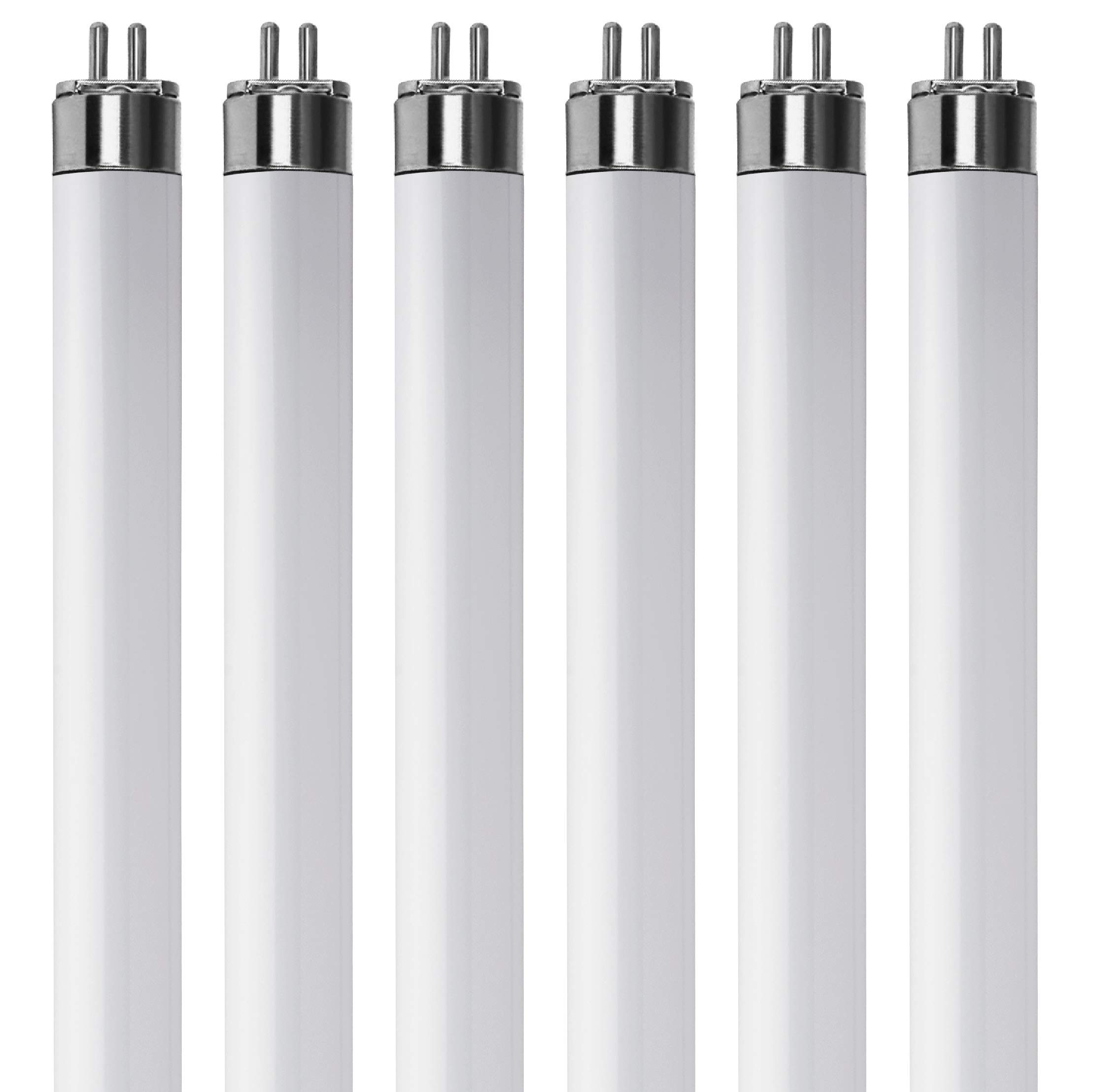 Photo 1 of (Pack Of 6) F8T5/D - T5 Fluorescent 6500K Daylight - 8 Watt - 12" Super Long Life Light Bulbs