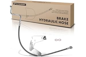 A-Premium Front Driver Brake Hydraulic Hose Compatible with Select Ford Models - For F-250 Super Duty 2008-2009, For F-350 Su