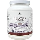 Mt. Capra Clean Whey Protein | Grass-Fed Undenatured Goat Whey Protein Powder | 23 g Protein Per Serving, All Natural, High in Branch Chain Amino Acids | Chocolate 1 lb (15 Servings)