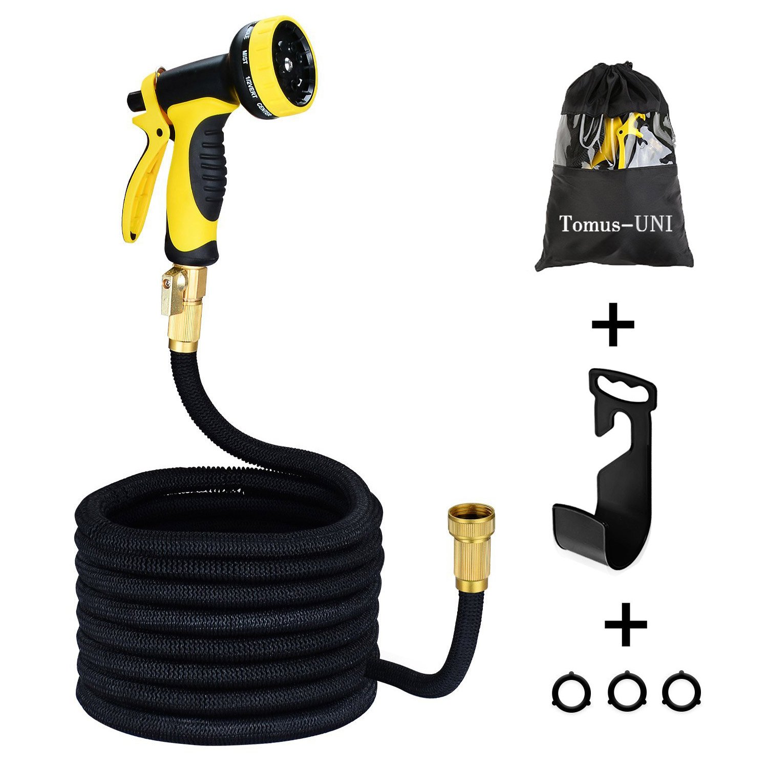 Buy Garden Hose 50 ft Expanding Car Wash Hose Stretch Hosepipe, Latex