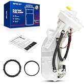 KAX Electric Fuel Pump Assembly FG1394 Fit for 2001-2005 Honda Civic | Fit for 2001-2005 Honda Civic L4 1.7L/1.3L/2.0L, FG1394, P76528M, SP8011M; Seal Ring, Strainer Included