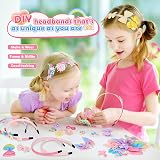 Porwke Girls Hair Accessories Craft Kit Unicorn Mermaid Butterfly Flower Ages view 3
