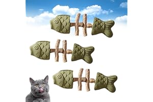 PurriDent - Fix Your Cat’s Dental Health, Natural Cat Dental Toy, Natural Fishbone Cat Toy, Interactive Kitten Chew Plaything