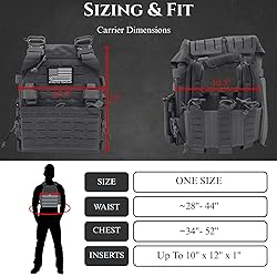 Invictus Pattern Modular Plate Carrier Vest - 1000D