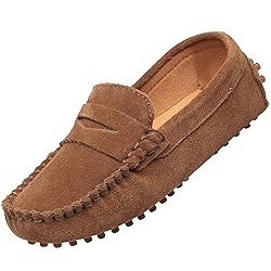rismart Boys Girls Slip on Loafers Casual Flat Kids