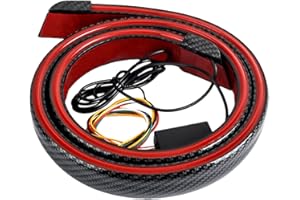 LED Sequential Turn Signals Spoiler Carbon Fiber Styles LED Brake Light Strips for Truck Car Campers Car Running Lights Strip