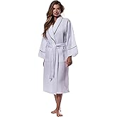 Turquaz Lightweight Full-Length Robes For Women Waffle Kimono Bathrobe - Soft, Fast-Drying, Long-Lasting Cotton Blend Unisex