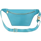 YogoRun Crossbody Bags for Women Fanny Pack Everywhere Belt Bag Fashion Nylon Waist Pack (Peacock Blue)