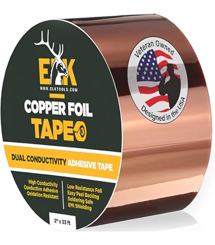 Amazon.com: 3M™ EMI Copper Foil Shielding Tape 1181, 1/4 in x 18