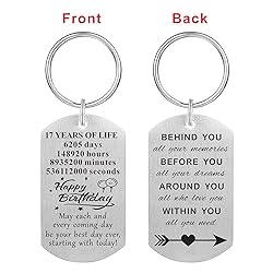 MXRSDF 17th Birthday Gifts for Him Her, 16 Years