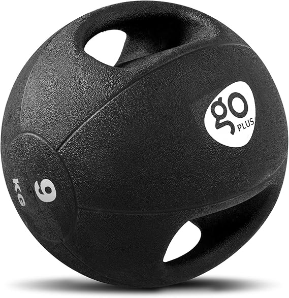 GOPLUS Médecine Ball avec Poignées Poids Ball Médecine Fitness Poids