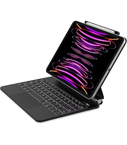 Amazon.com: GOOJODOQ Magic Keyboard Case 11 inch with iPad