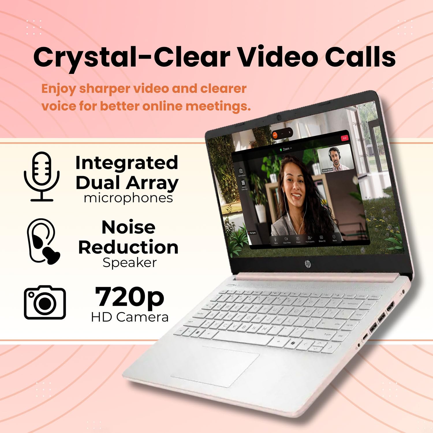 Laptop HP Ultrabook con Microsoft Copilot AI y Office 365 • CPU Intel de alto rendimiento • 16 GB de RAM • 1,3 TB de almacenamiento (SSD de 320 GB y OneDrive de 1 TB) • Windows 11 sin mouse