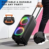 JYX Karaoke Machine with 2 Wireless Microphones 500W Bluetooth PA System view 9