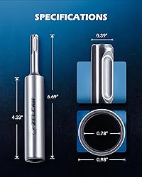 ZELCAN SDS Plus Ground Rod Driver, Heavy Duty