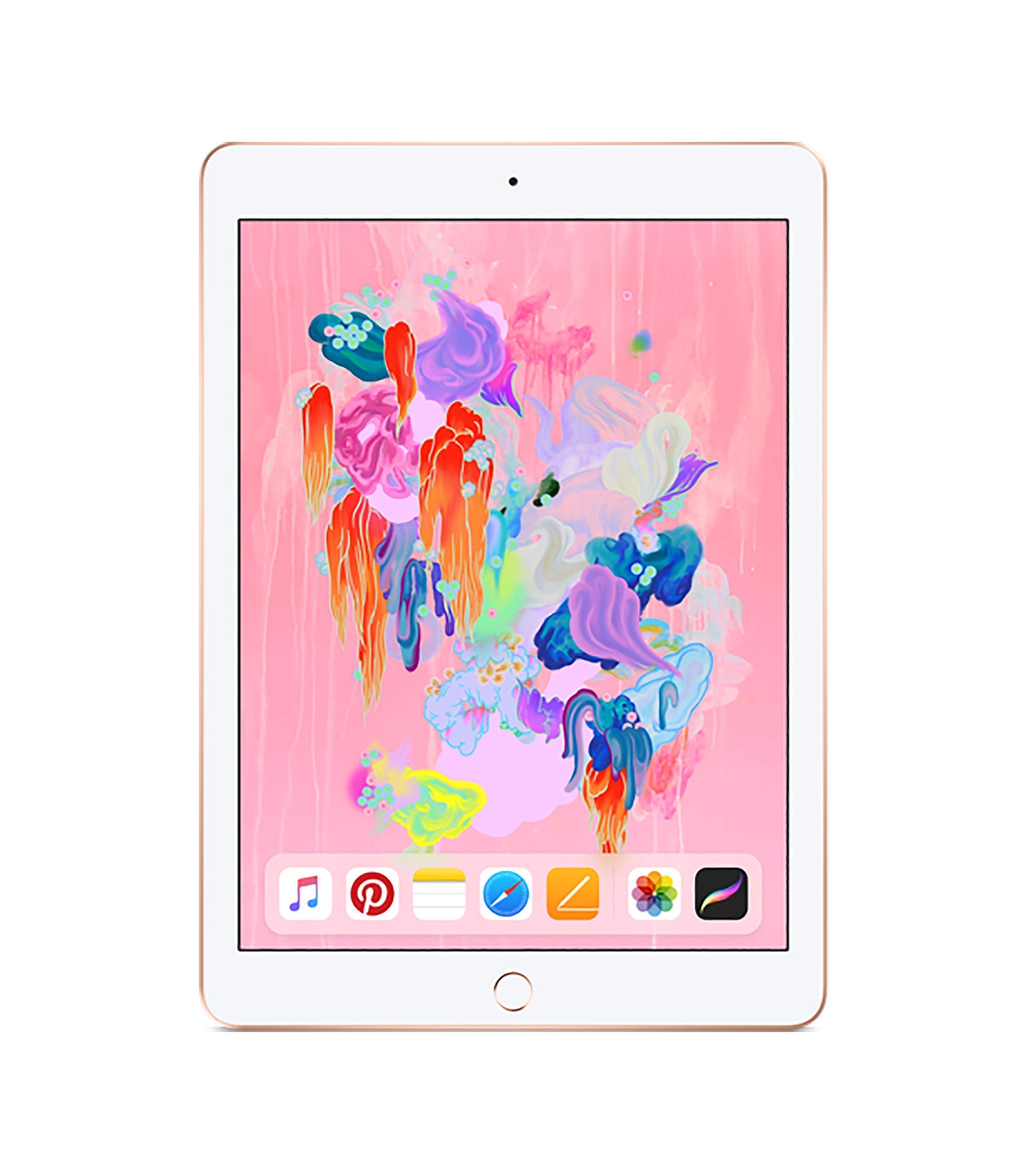 2018 Apple iPad (9.7-inch, Wi-Fi, 128GB) Gold (Renewed)