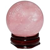 Rockcloud Healing Crystal Natural Pink Rose Quartz