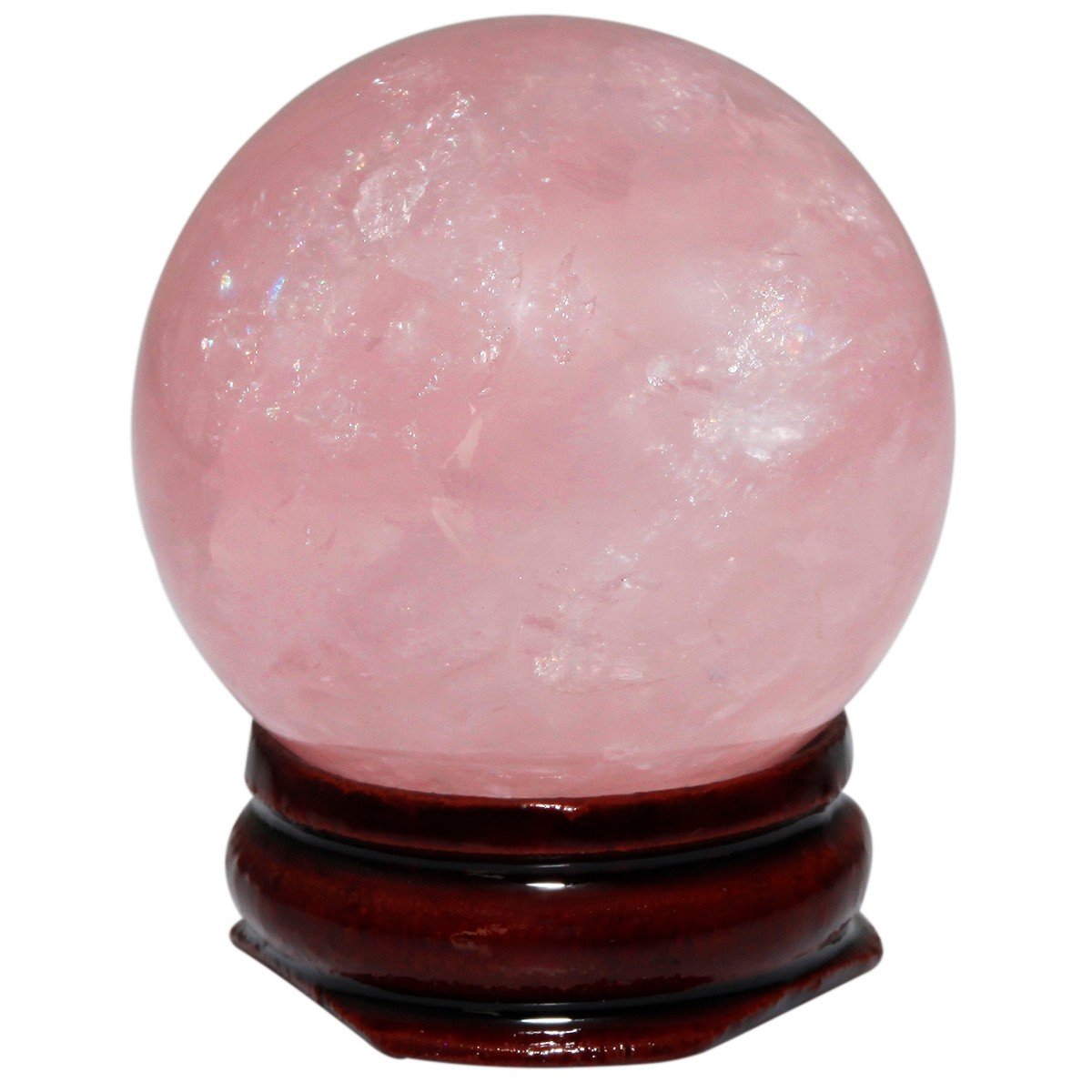 Rockcloud Healing Crystal Natural Pink Rose Quartz Gemstone 1.75