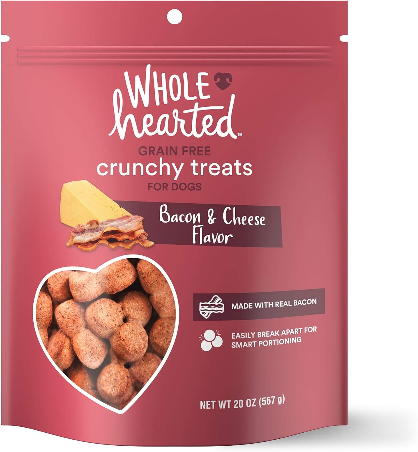 Petco Brand - WholeHearted Grain Free Bacon/Cheese Dog Treats, 20 oz.