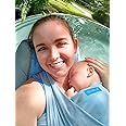 Vlokup Water Baby Sling Carrier for Newborn, Infant, Toddler - Breathable Lightweight Stretch Mesh Water Wrap, Nice for Summer, Pool, Beach, Swimming - Lakeblue