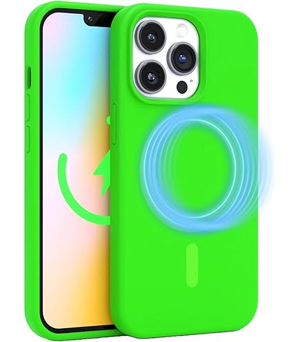 Amazon.com: FELONY CASE - Neon Green Crystal Clear Phone Cover for