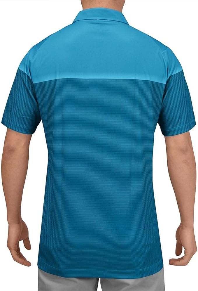 light blue nike golf shirt