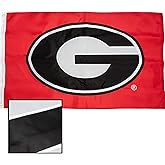 Desert Cactus University of Georgia Flag – 3x5 Ft Embroidered Nylon Banner for Indoor/Outdoor Use, Bulldogs Design, for Events and Home Décor (Embroidered 1)