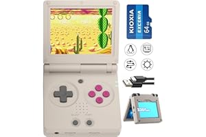 AIVUIDBS RG35XXSP Flip Portable Retro Handheld Game Console,RG35XXSP 3.5 Inch IPS Screen Linux System with 64G TF Card Pre-Installed 5532 Games,Clamshell Games Consoles Supports 5G WiFi Bluetooth HDMI xxsp