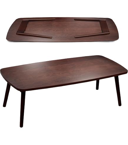 Amazon.com: 無印良品 Muji 18499434 Pine Low Table, Foldable, Width