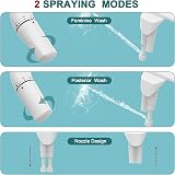 WITHLENT Ultra-Slim Bidet Attachment UK Dual Nozzle Frontal & Rear Wash view 2