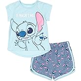 Disney T-Shirt and French Terry Shorts Outfit Set Infant to Big Kid Sizes (18 Months - 14-16)